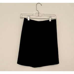 Vintage Cline Kolarek Womens Skirt Size 4 Black Lightweight Preppy Career 80s